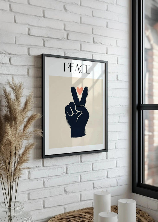 Cuadro Paz y amor