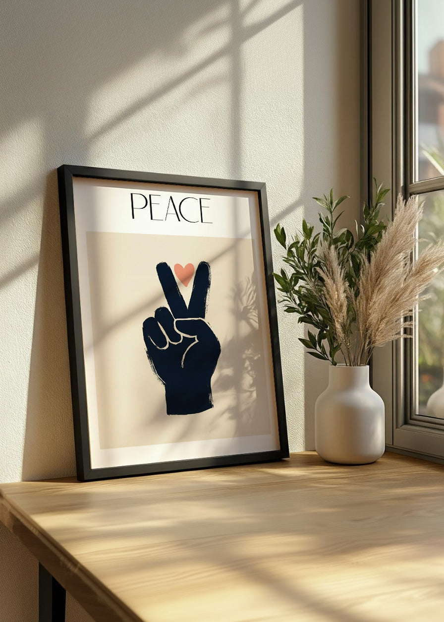 Cuadro Paz y amor