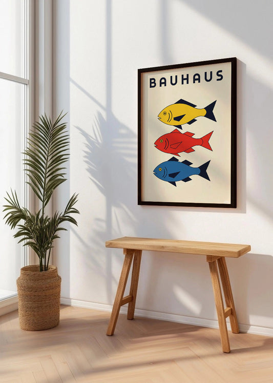 Cuadro Peces Bauhaus