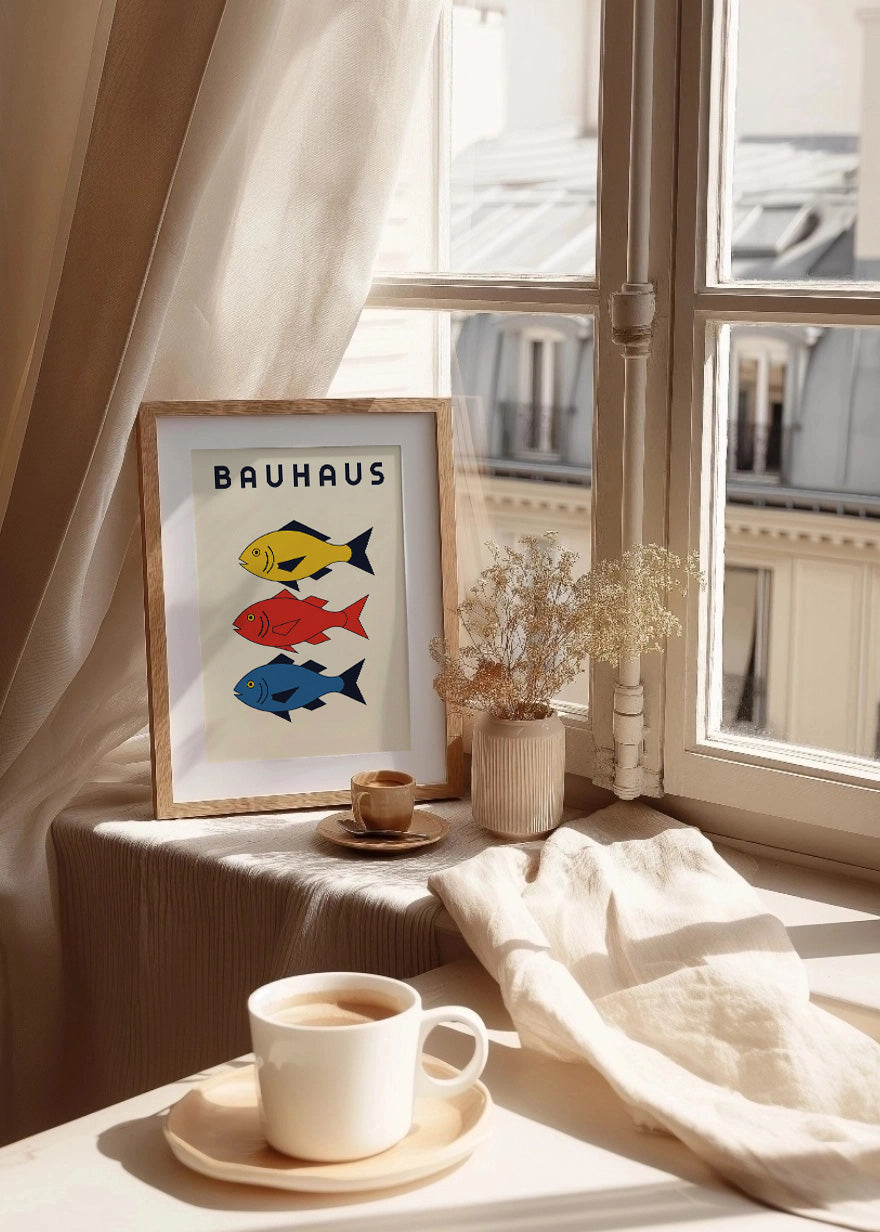 Cuadro Peces Bauhaus