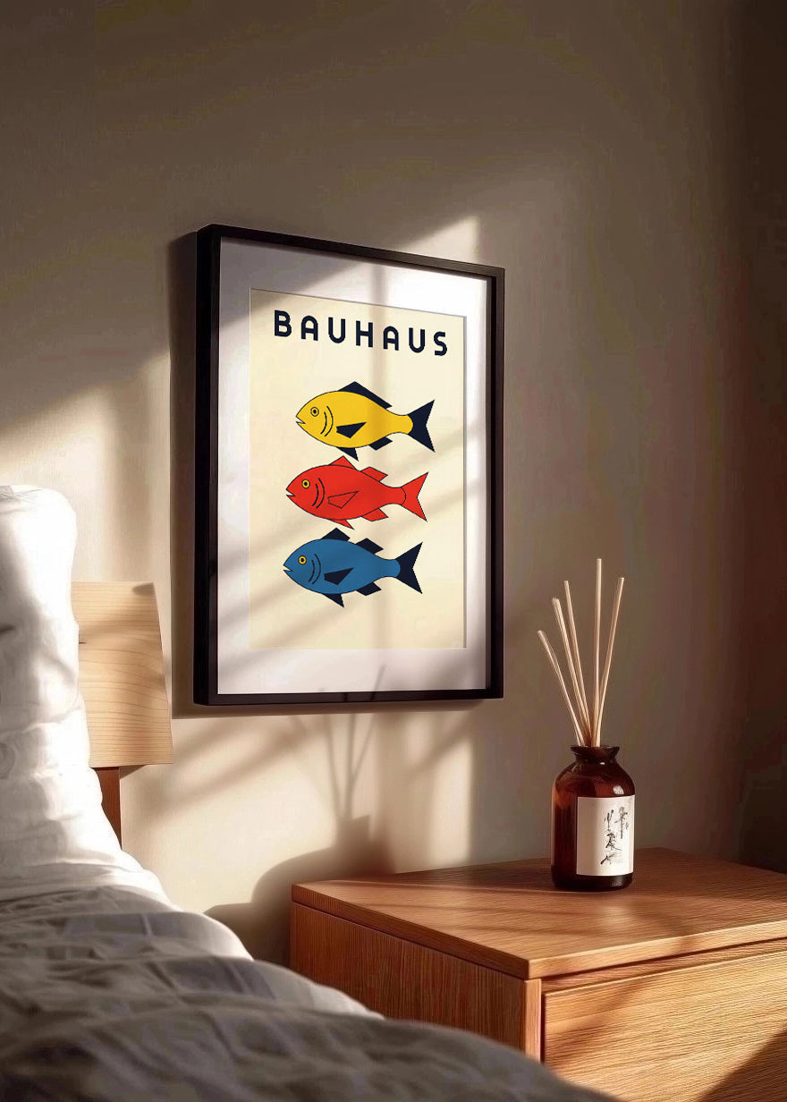 Cuadro Peces Bauhaus