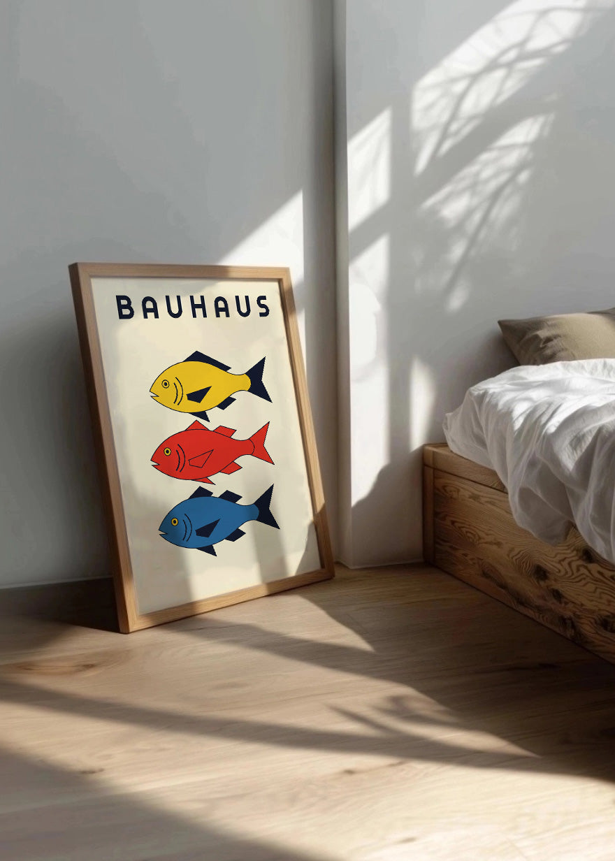 Cuadro Peces Bauhaus