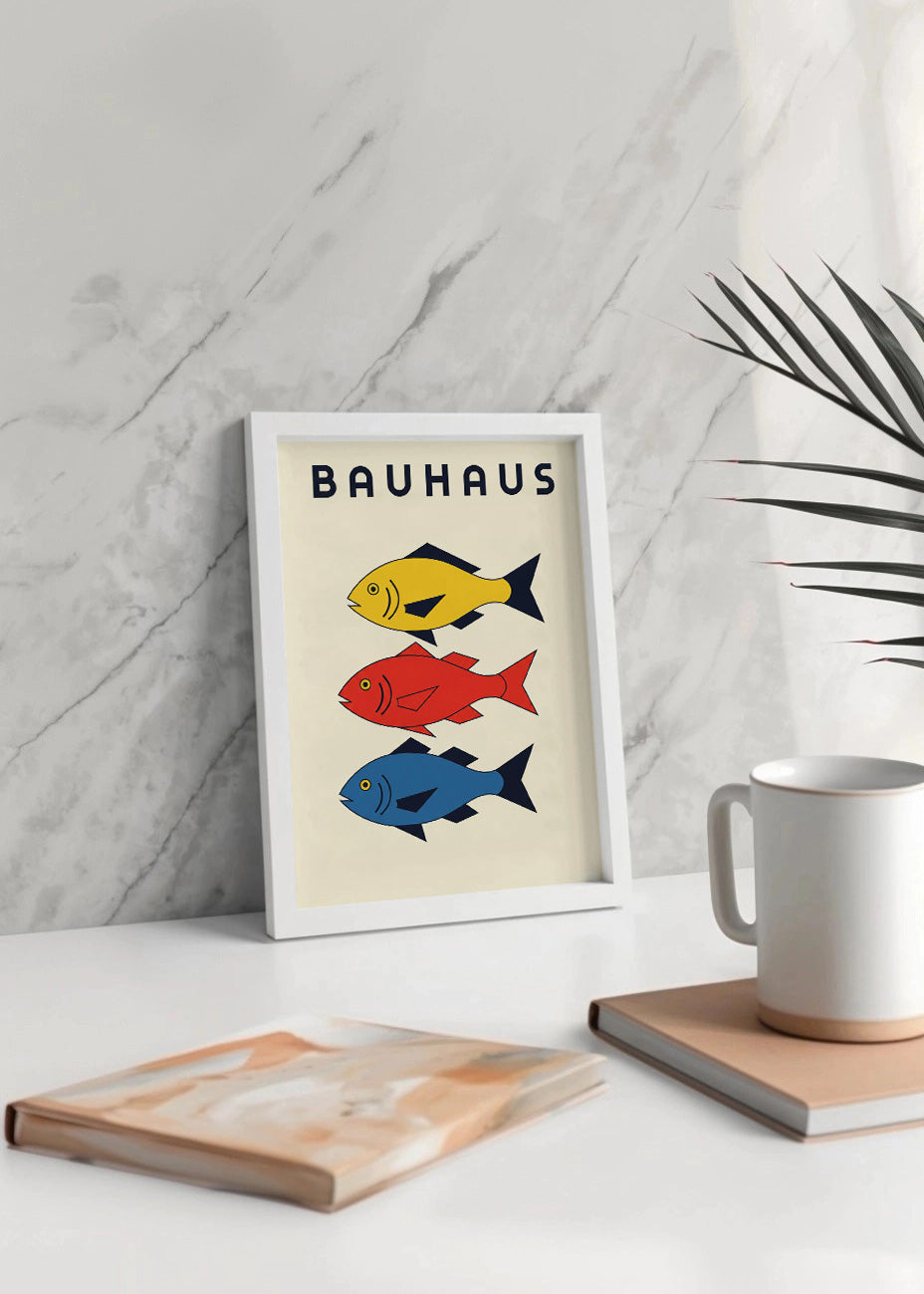 Cuadro Peces Bauhaus