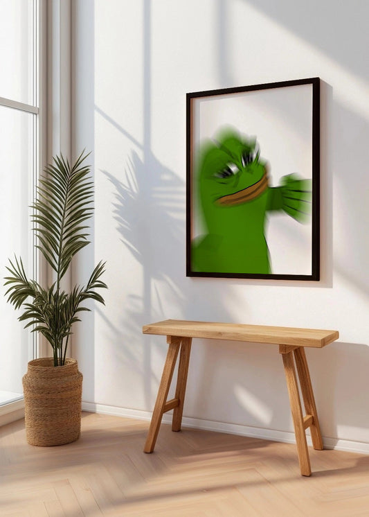 Cuadro Pepe Frog punch