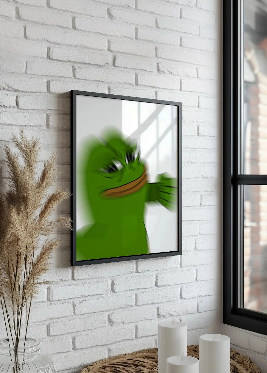 Cuadro Pepe Frog punch