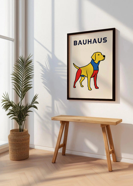 Cuadro Perro Bauhaus