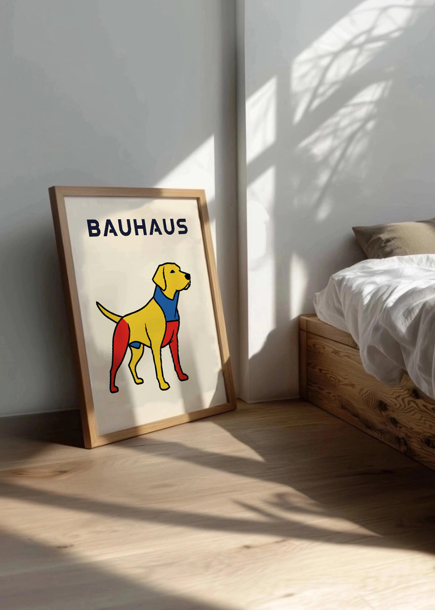 Cuadro Perro Bauhaus