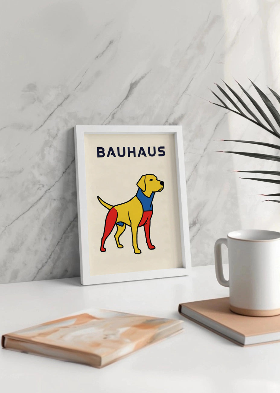 Cuadro Perro Bauhaus