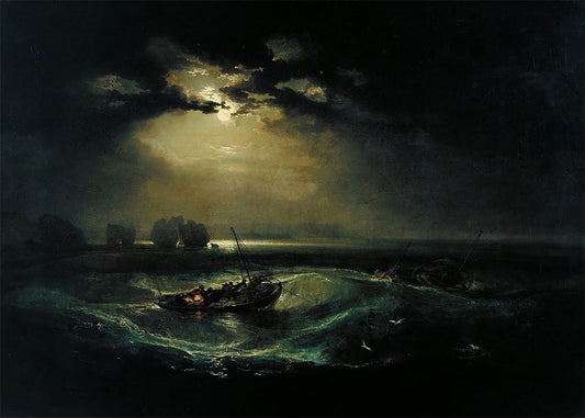 Cuadro ​Pescadores en el mar (Turner)