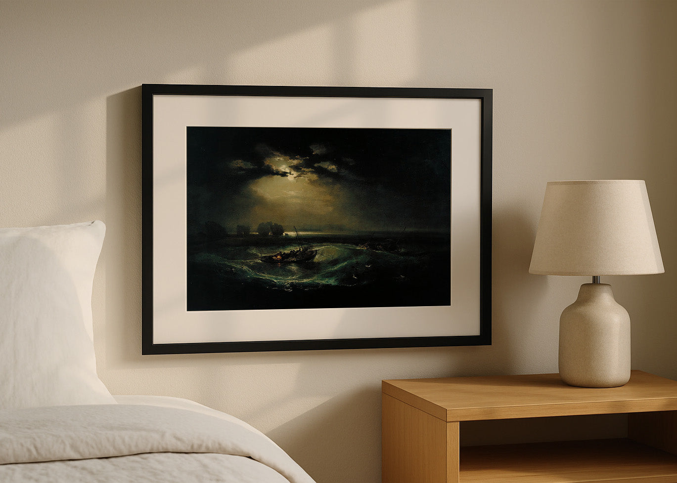 Cuadro ​Pescadores en el mar (Turner)