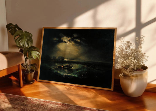 Cuadro ​Pescadores en el mar (Turner)