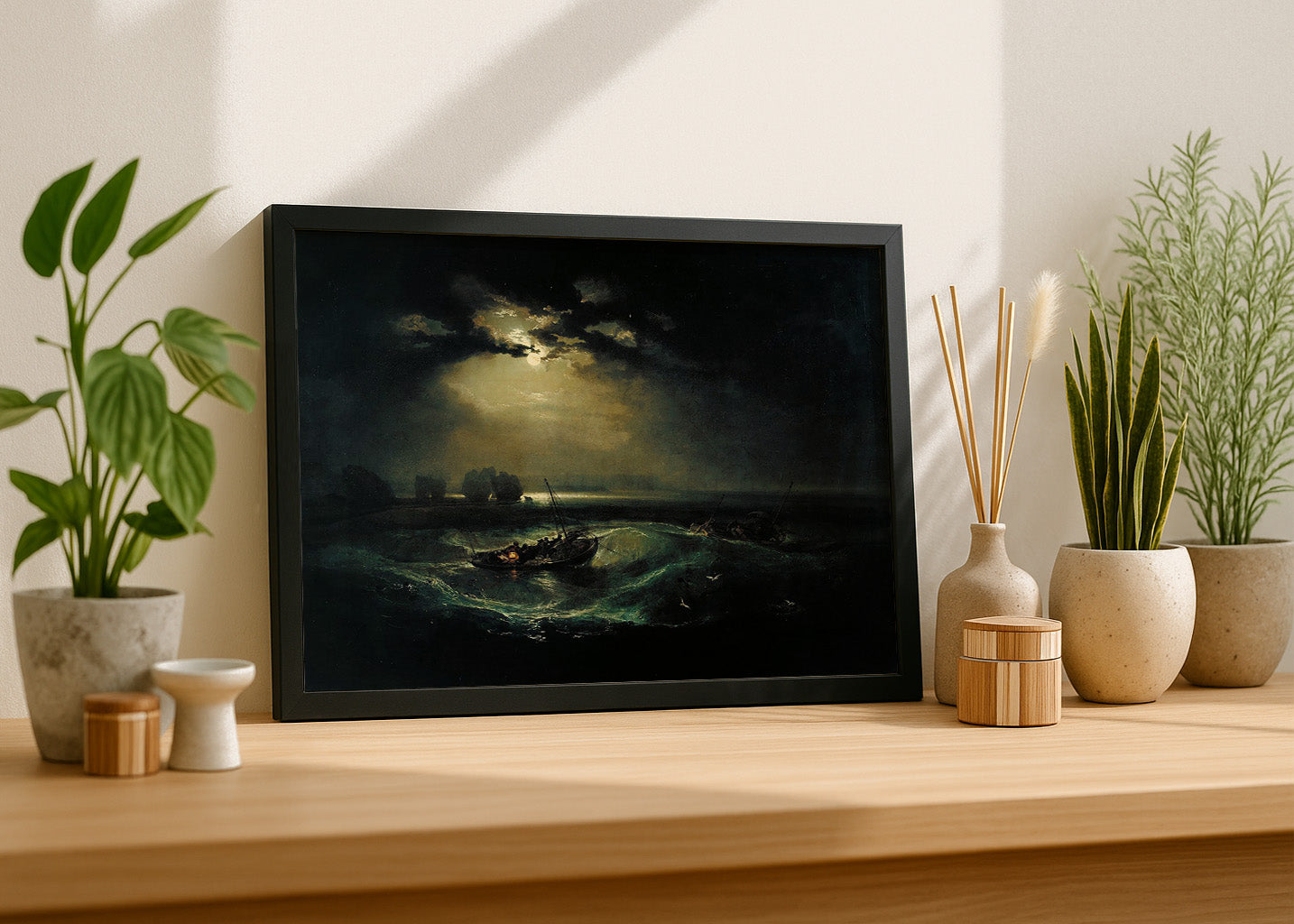 Cuadro ​Pescadores en el mar (Turner)