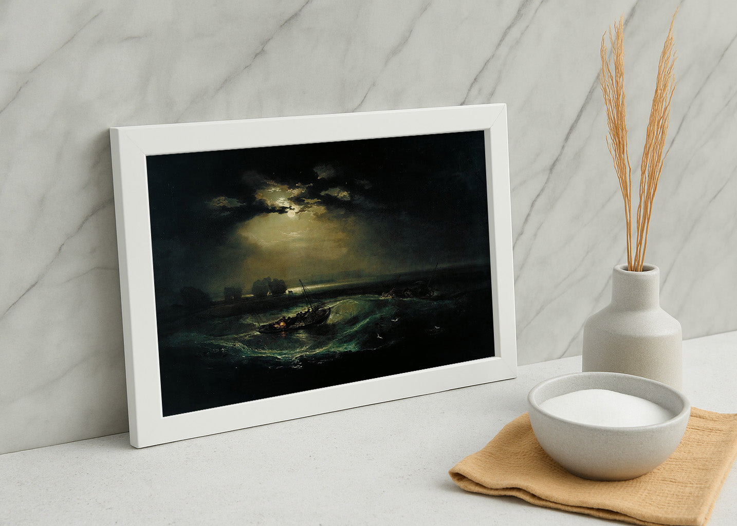 Cuadro ​Pescadores en el mar (Turner)
