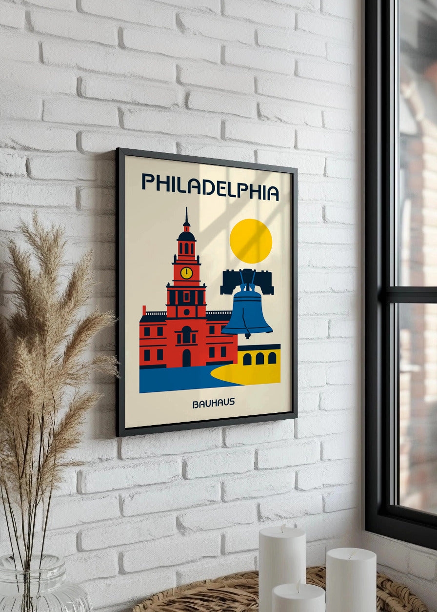 Cuadro Philadelphia Poster Bauhaus