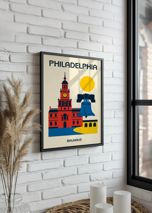 Cuadro Philadelphia Poster Bauhaus