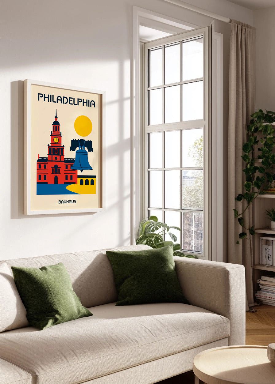 Cuadro Philadelphia Poster Bauhaus
