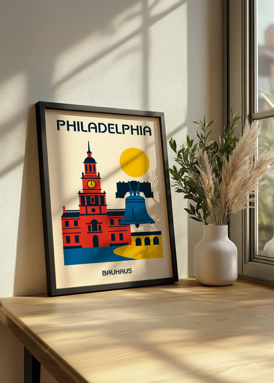 Cuadro Philadelphia Poster Bauhaus