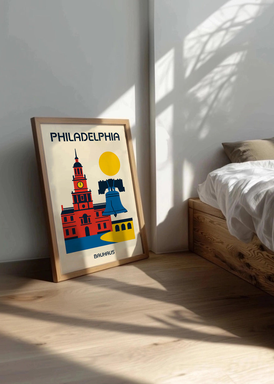 Cuadro Philadelphia Poster Bauhaus