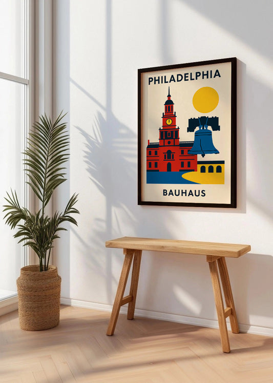 Cuadro Philadelphia Poster Bauhaus