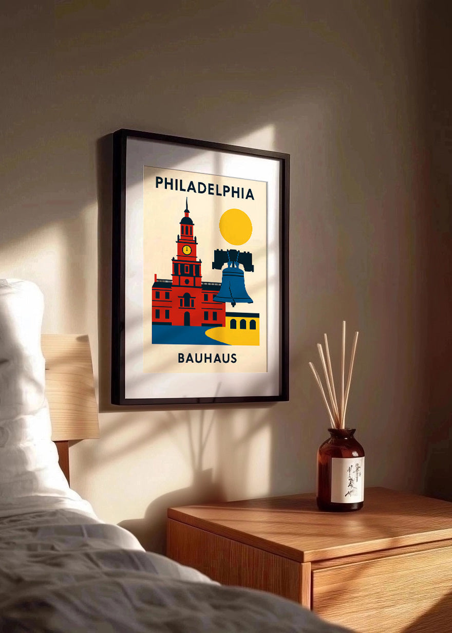 Cuadro Philadelphia Poster Bauhaus