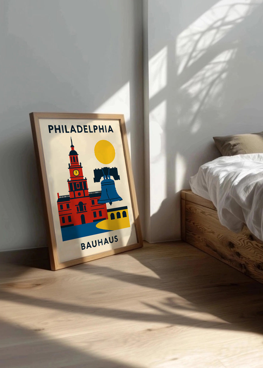 Cuadro Philadelphia Poster Bauhaus