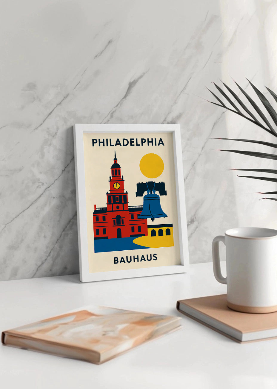 Cuadro Philadelphia Poster Bauhaus