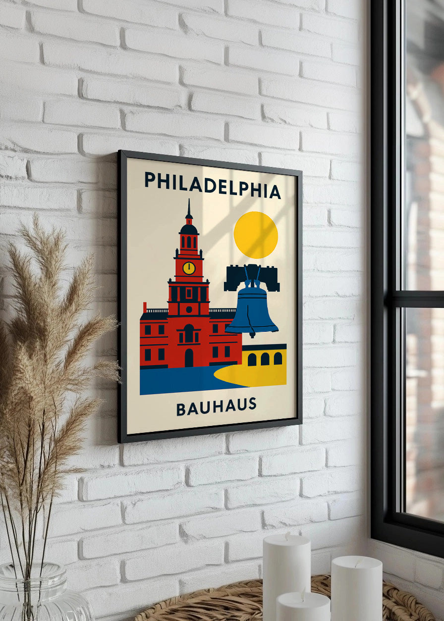 Cuadro Philadelphia Poster Bauhaus