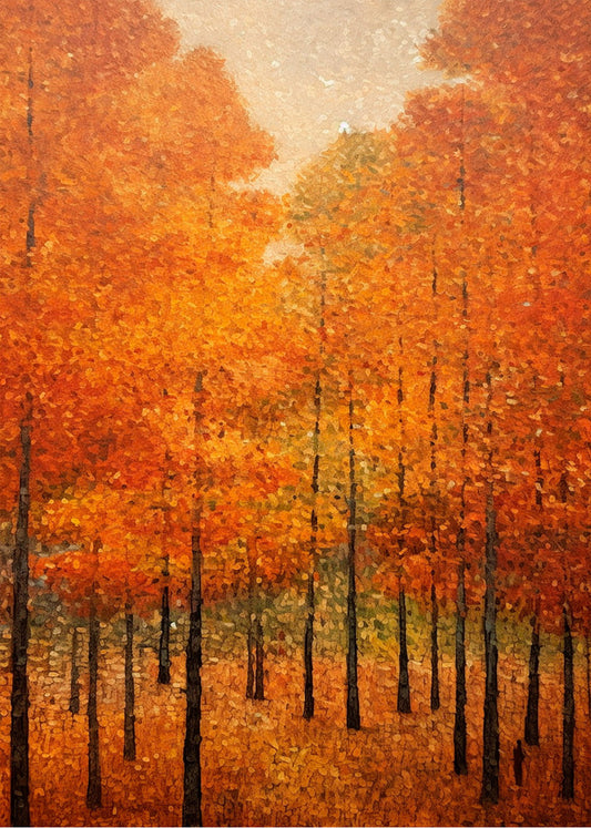 Cuadro ​Pinos de otoño