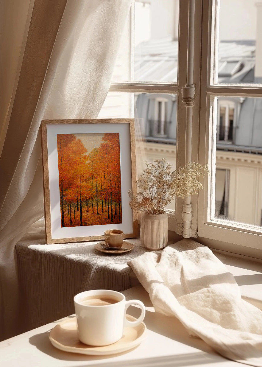 Cuadro ​Pinos de otoño