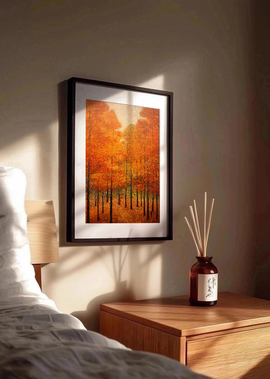 Cuadro ​Pinos de otoño