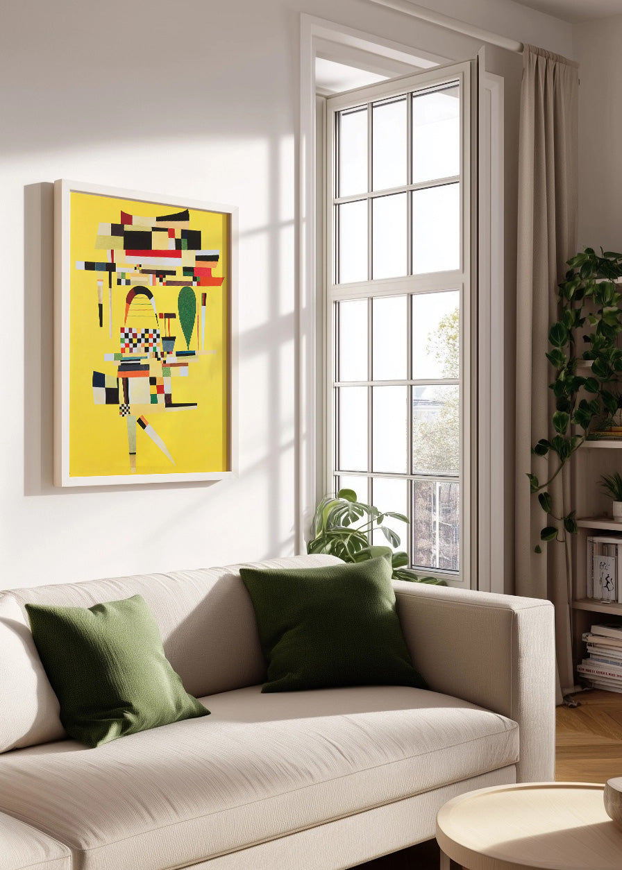 Cuadro Pintura amarilla (Kandinsky)