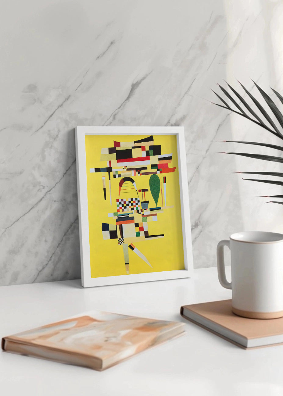 Cuadro Pintura amarilla (Kandinsky)