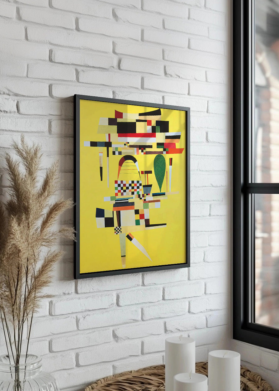 Cuadro Pintura amarilla (Kandinsky)