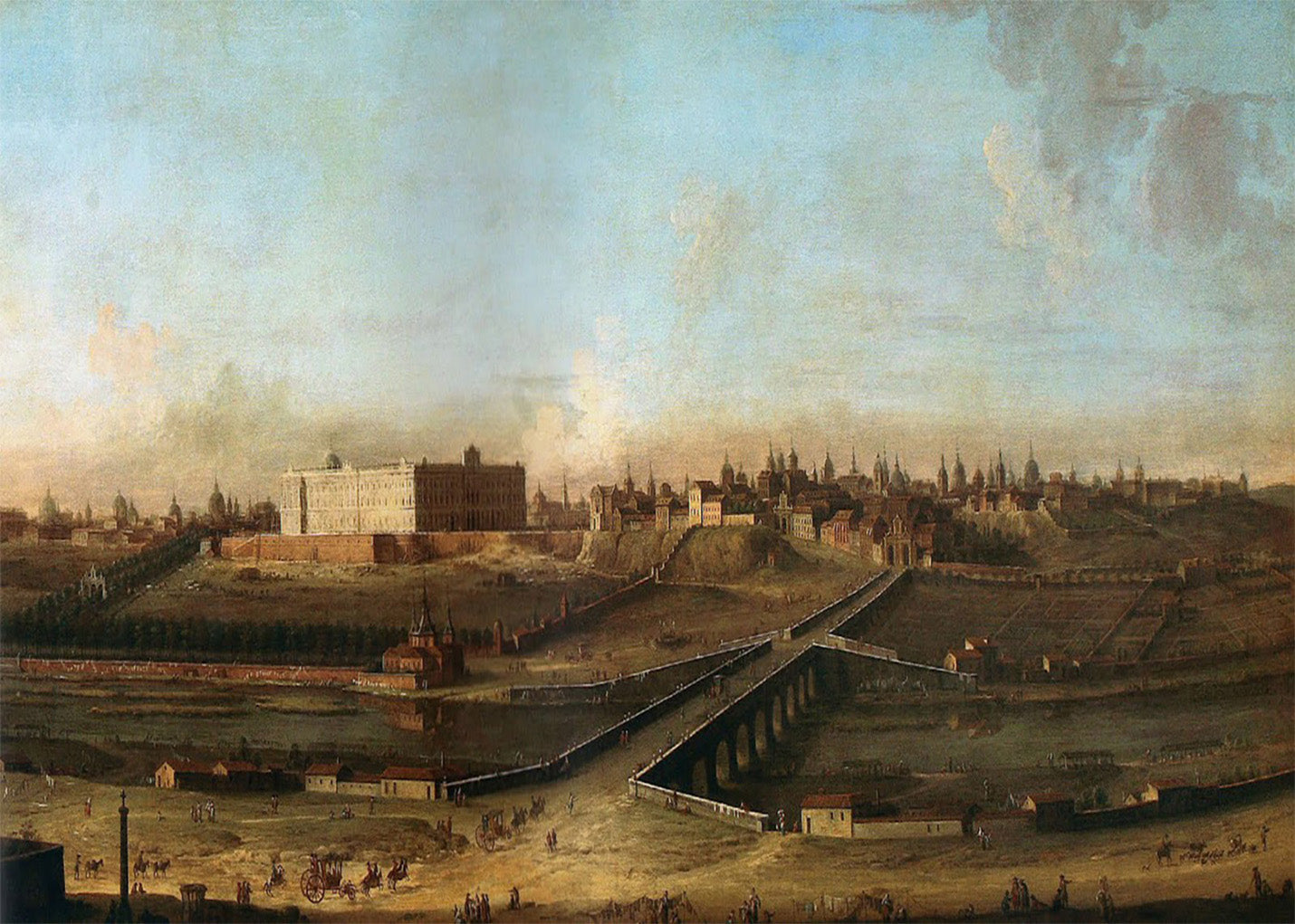 Cuadro Pintura del Palacio Real (Antonio Joli)