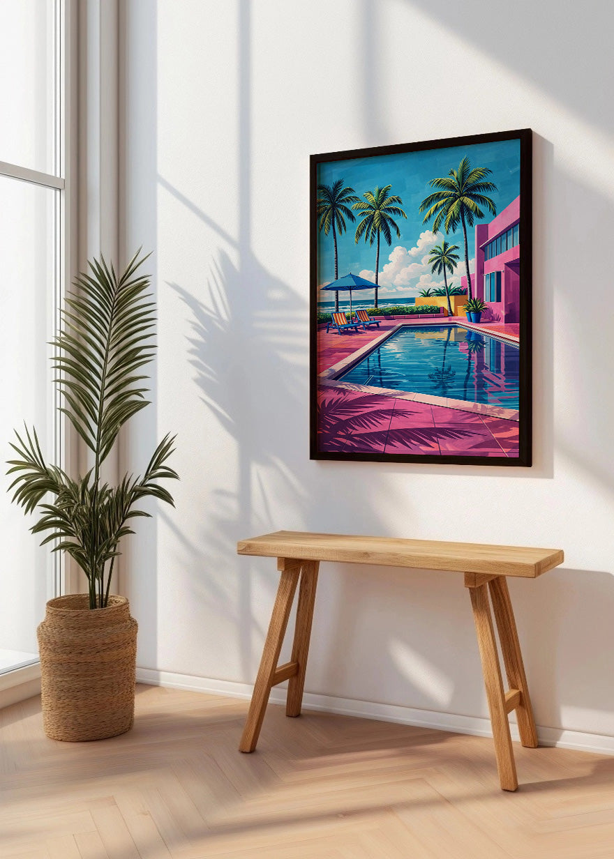 Cuadro Piscina chic
