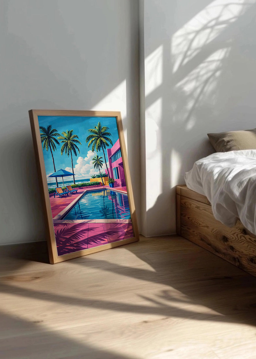 Cuadro Piscina chic
