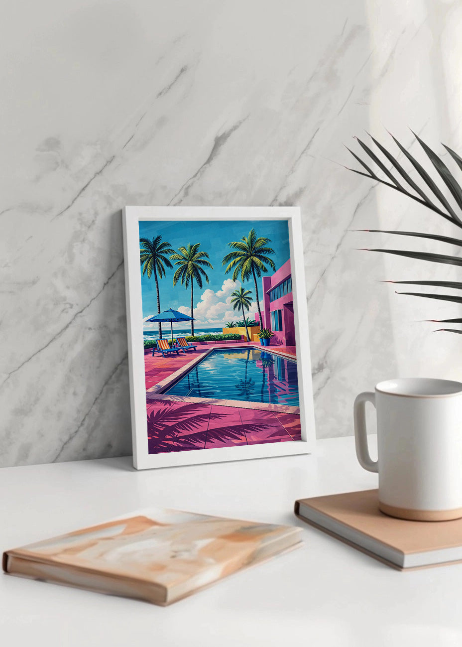 Cuadro Piscina chic