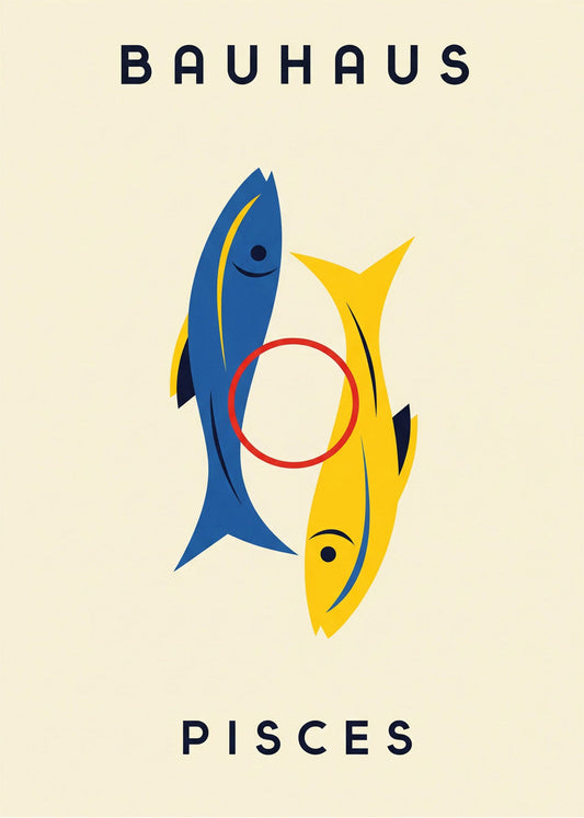Cuadro Piscis Bauhaus