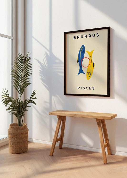 Cuadro Piscis Bauhaus