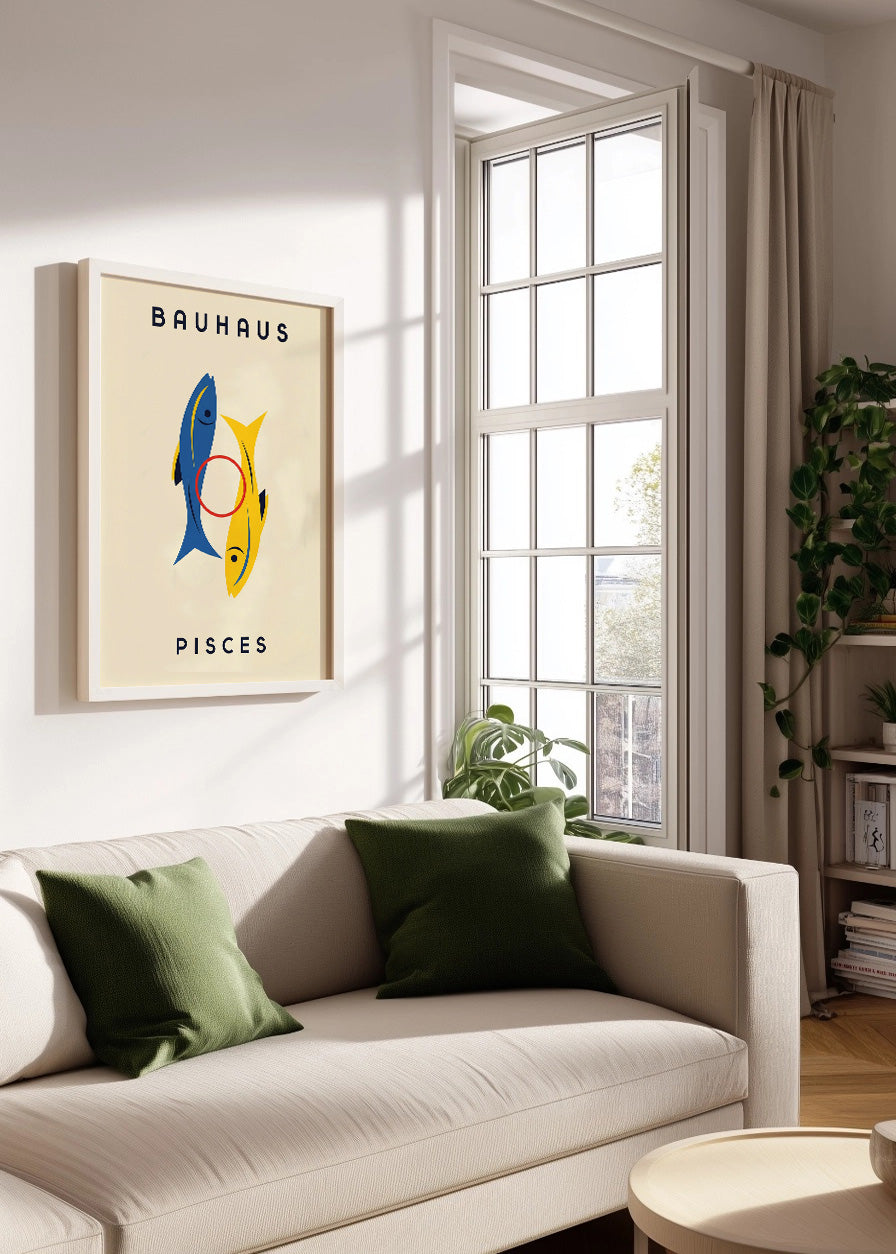 Cuadro Piscis Bauhaus