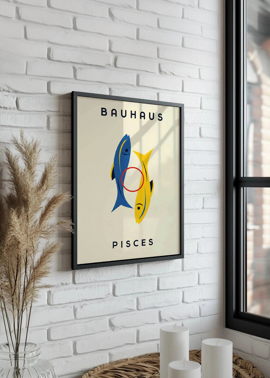 Cuadro Piscis Bauhaus