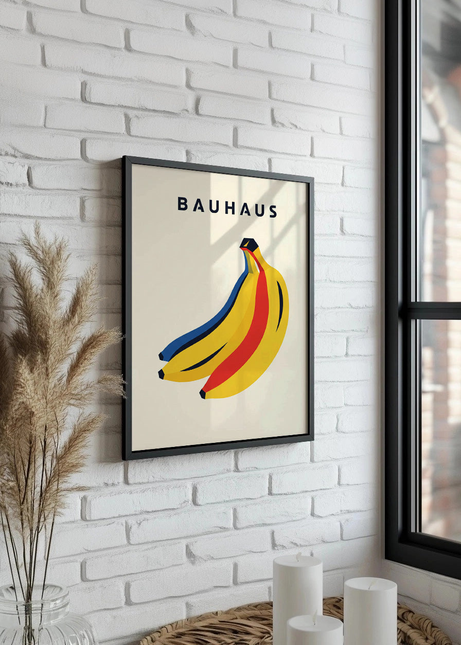Cuadro Plátanos Bauhaus