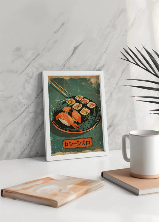 Cuadro ​Plato de shushi restaurante