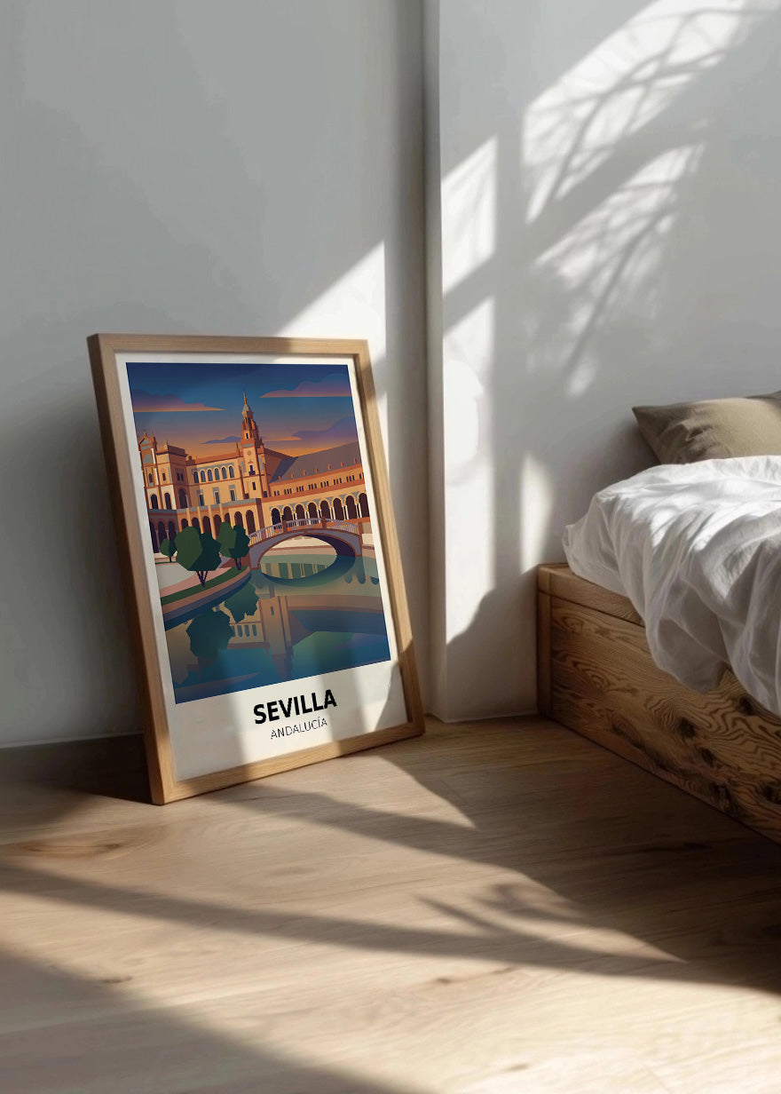Cuadro Plaza España de Sevilla - Poster