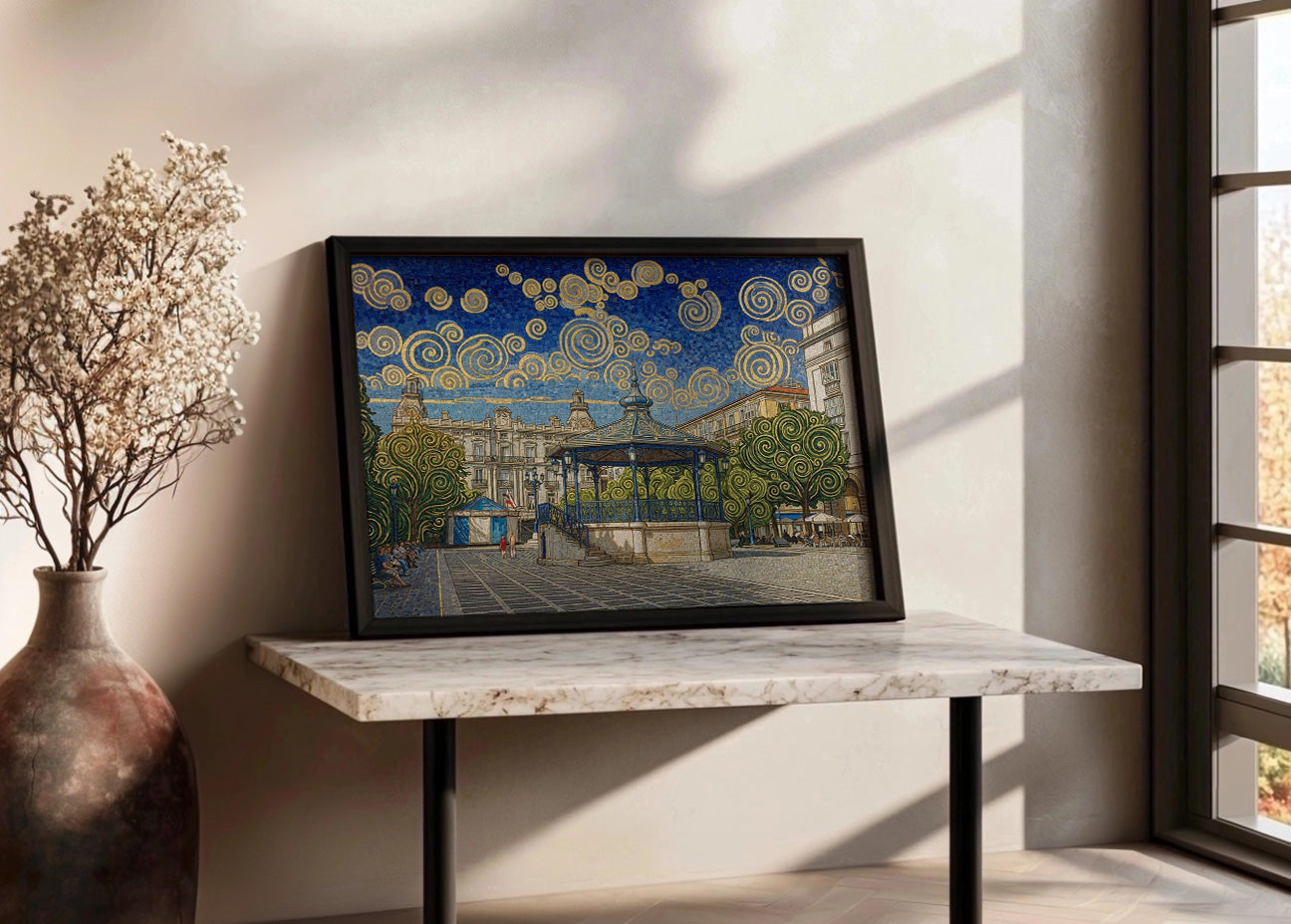 Cuadro Plaza Pombo - Art Nouveau