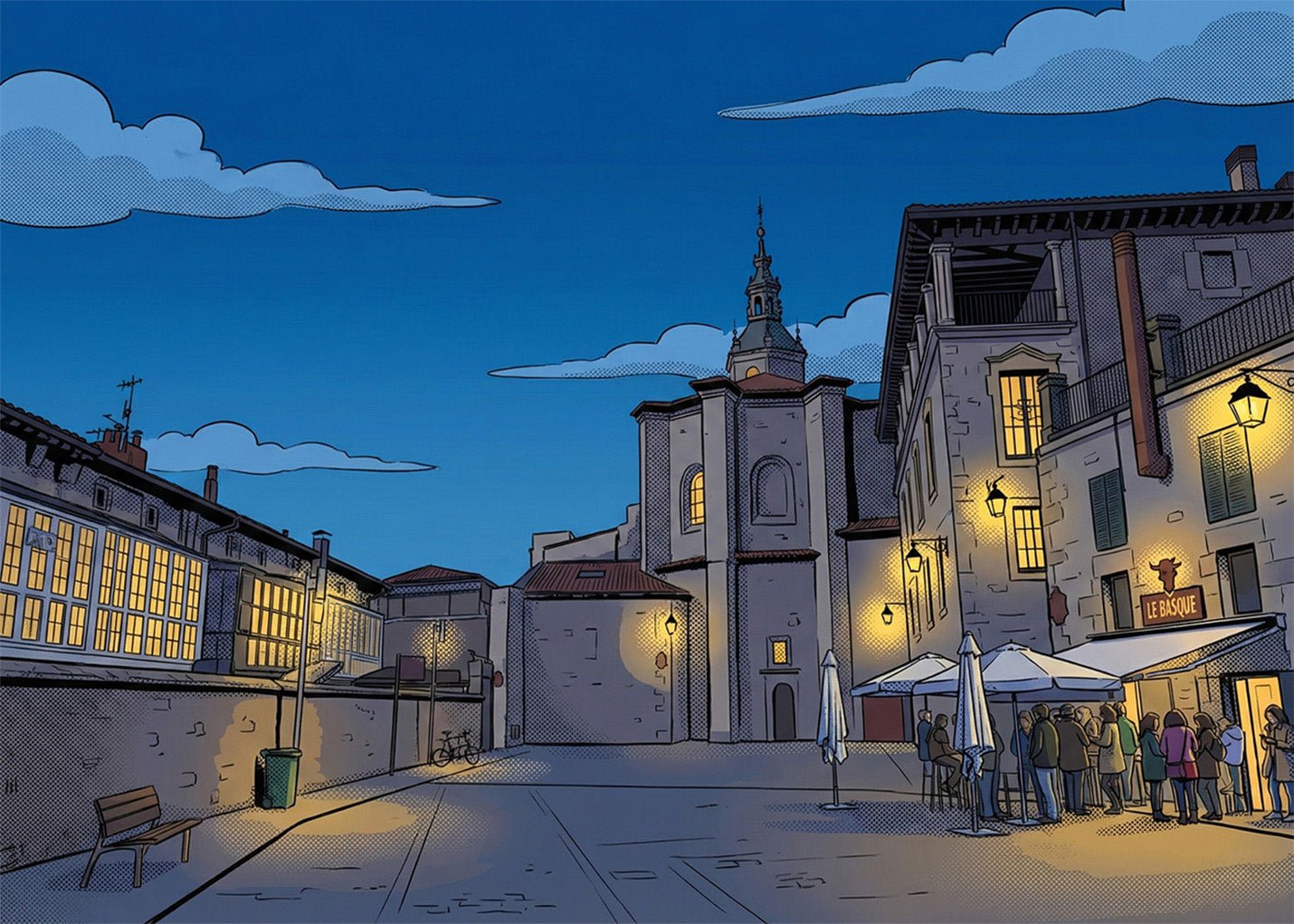 Cuadro Plaza del Machete - Cómic