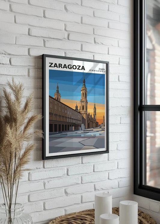 Cuadro Plaza del Pilar de Zaragoza - Coord