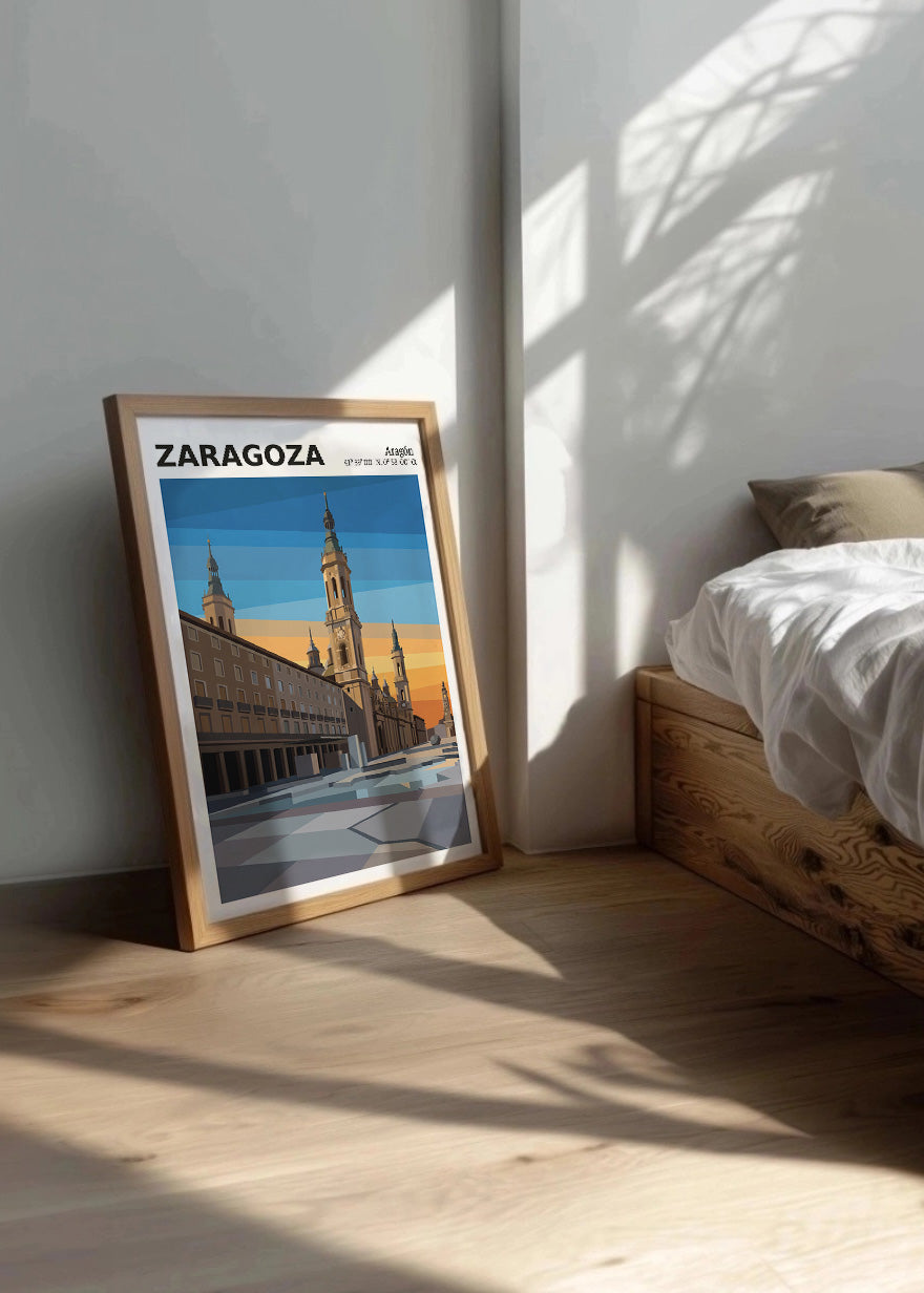 Cuadro Plaza del Pilar de Zaragoza - Coord