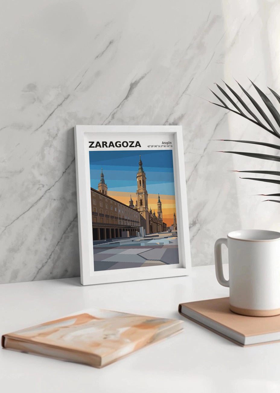 Cuadro Plaza del Pilar de Zaragoza - Coord