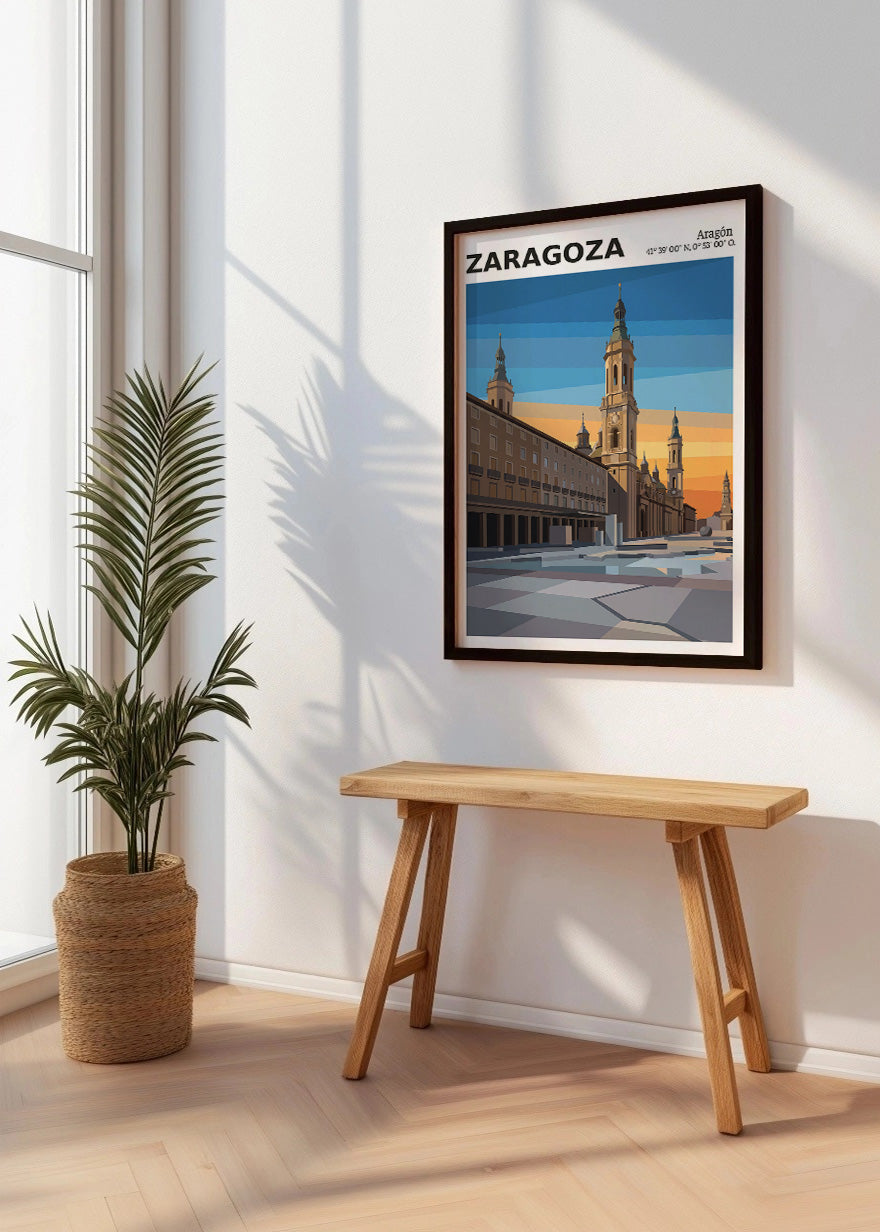 Cuadro Plaza del Pilar de Zaragoza - Coord